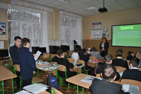 Відкритий урок з англ.мови "Sport. Sport Games" у 6-А кл., кер.Кубікова С.М.