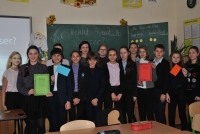 Конкурс з німецької мови "Wer keent Deutsch besser?" у 7-Б класі, кер.Воловод Н.О.