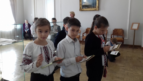 Учні 4-А класу відвідали Національний музей ім. Т.Г. Шевченка. Гончарук І.В. Фото.